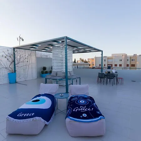 아파트 Groovy & Cozy With Private Seaview Rooftop Terrace *